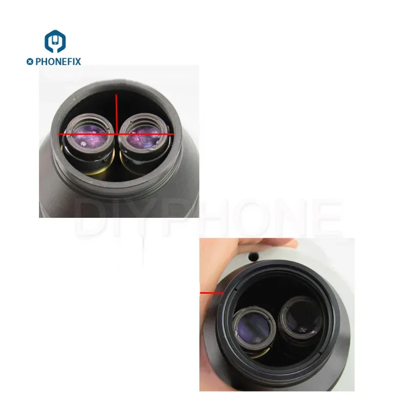 Microscope Objective Protective Glass for Prevention Smoke Oil Proof Trinocular Stereo Zoom Microscope Lens for Phone Repair