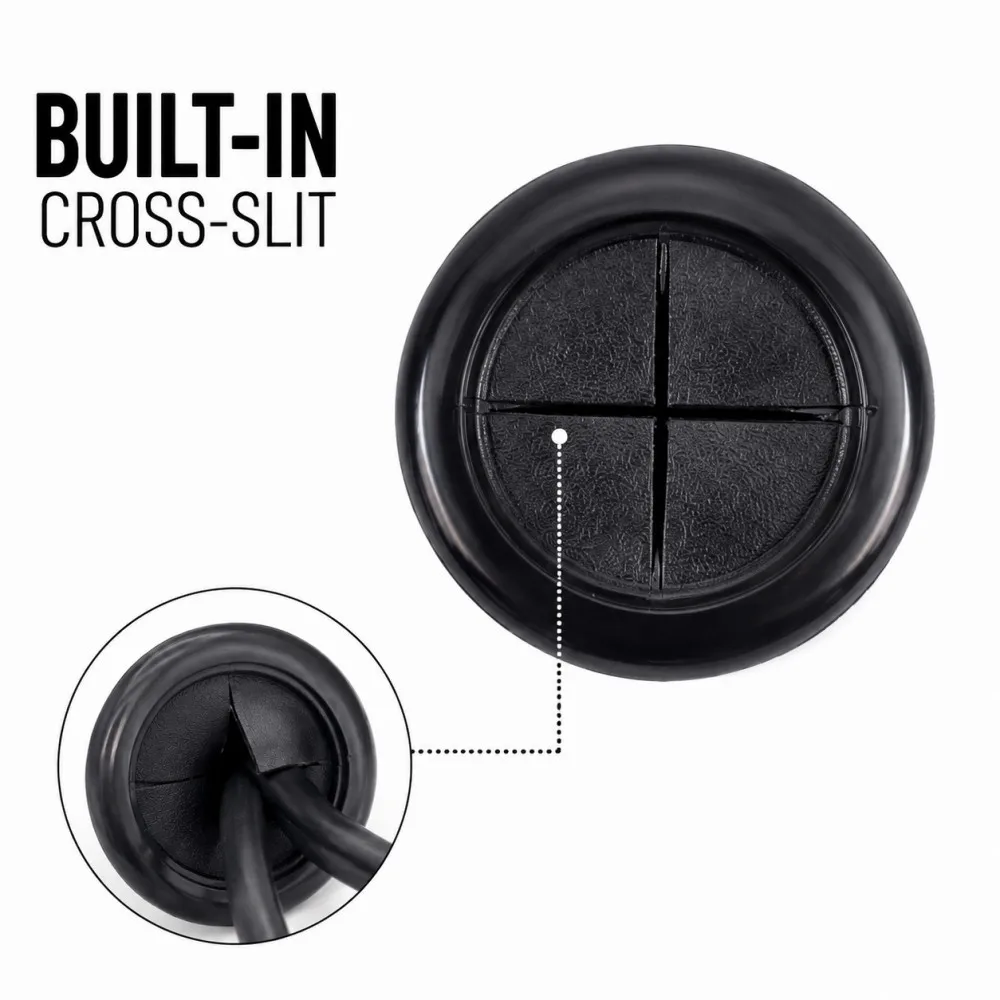 Waterproof Desk & Car Firewall Rubber Grommets 1-1/2