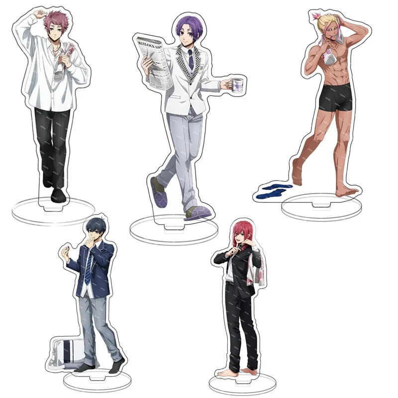 أنيمي الشكل حامل نموذج Isagi Yoichi Bachira Meguru ناجي Seishiro الاكريليك لعبة مجسمة عيد ميلاد الجدول الديكور هدية الكريسماس #1