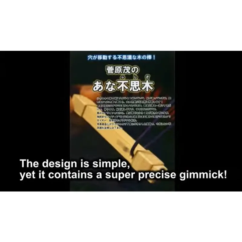 Holely Stick di Sugawara Trucchi magici Illusioni Close Up Magic Gimmick Divertimento Mentalismo Classico Magia Show Puntelli Mago di strada