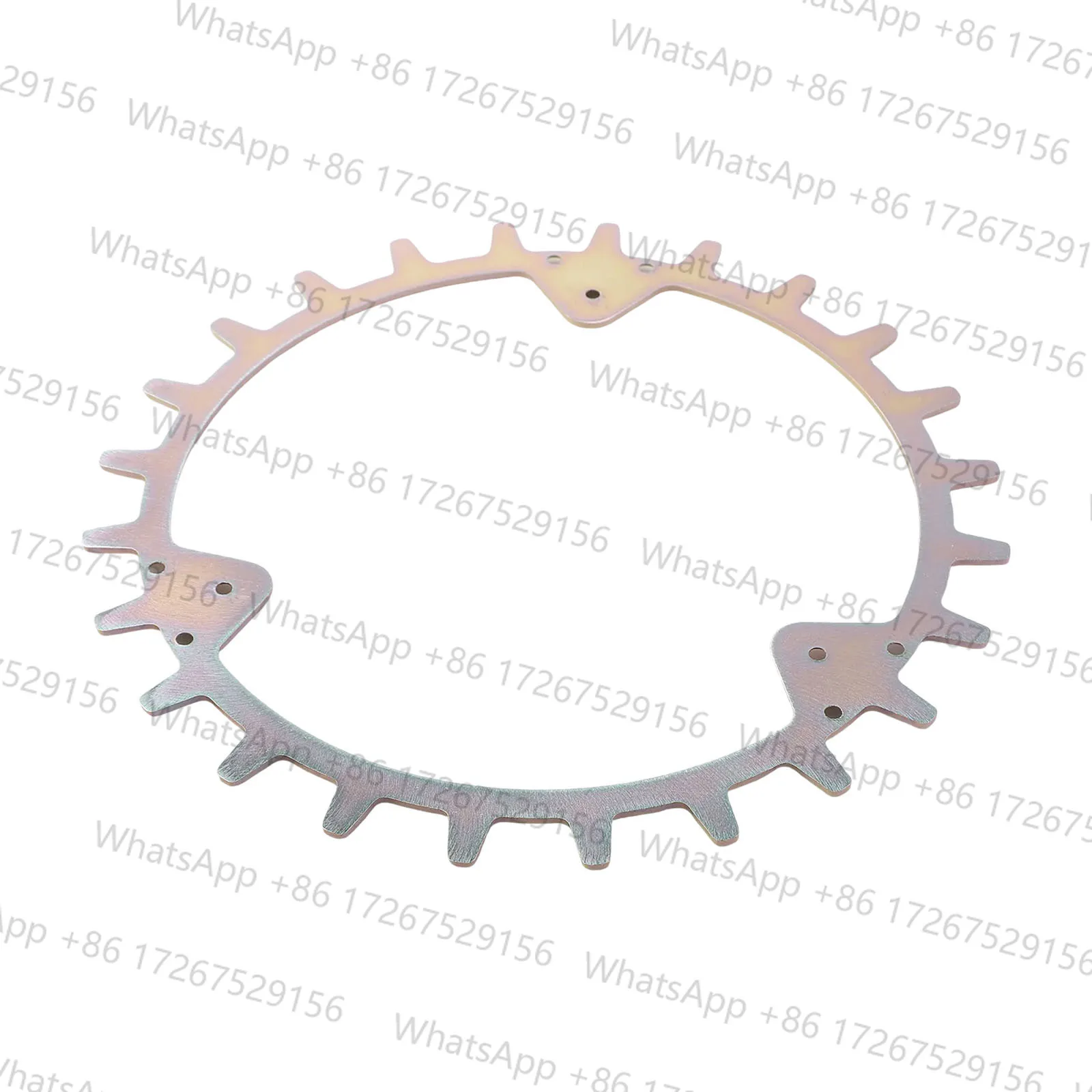 Efficient Traction Wheel (252mm) Compatible with Lawn Mower Robots Features Anti Skid Spikes and Increased Ground Contact