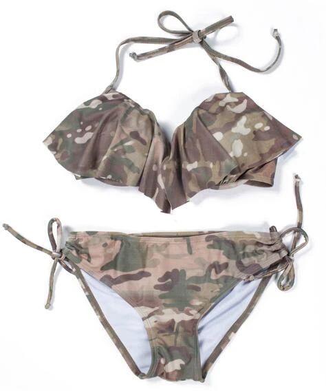 Sous vetement militaire DulCamSolomon pour femme tenue de natation d ete vert trempe CP