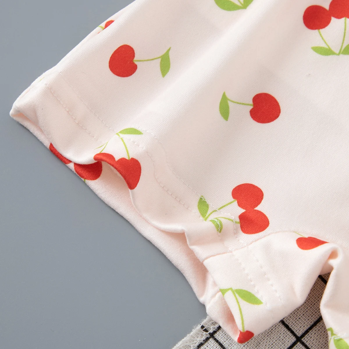 5-teiliges Set süßer Unterwäsche für Mädchen für alle Jahreszeiten, bequeme Boxershorts mit Schleifendruck als Basis-Shorts für zu Hause. – Detail 16