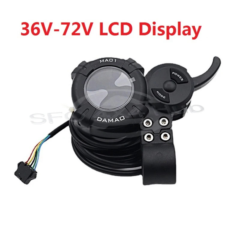High-Quality Electric Scooter Accessories 72V 50A 12-tube Dual Drive Controller DAMAO LCD Display Electric Scooter Controller - Image 5