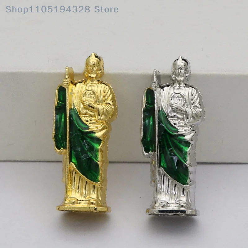 [FN] سيدة غوادالوبي يدويا سبيكة تمثال سيارة الحلي ديكور ديني المنزل نعمة تمثال المنزل طاولة مكتبية الديكور