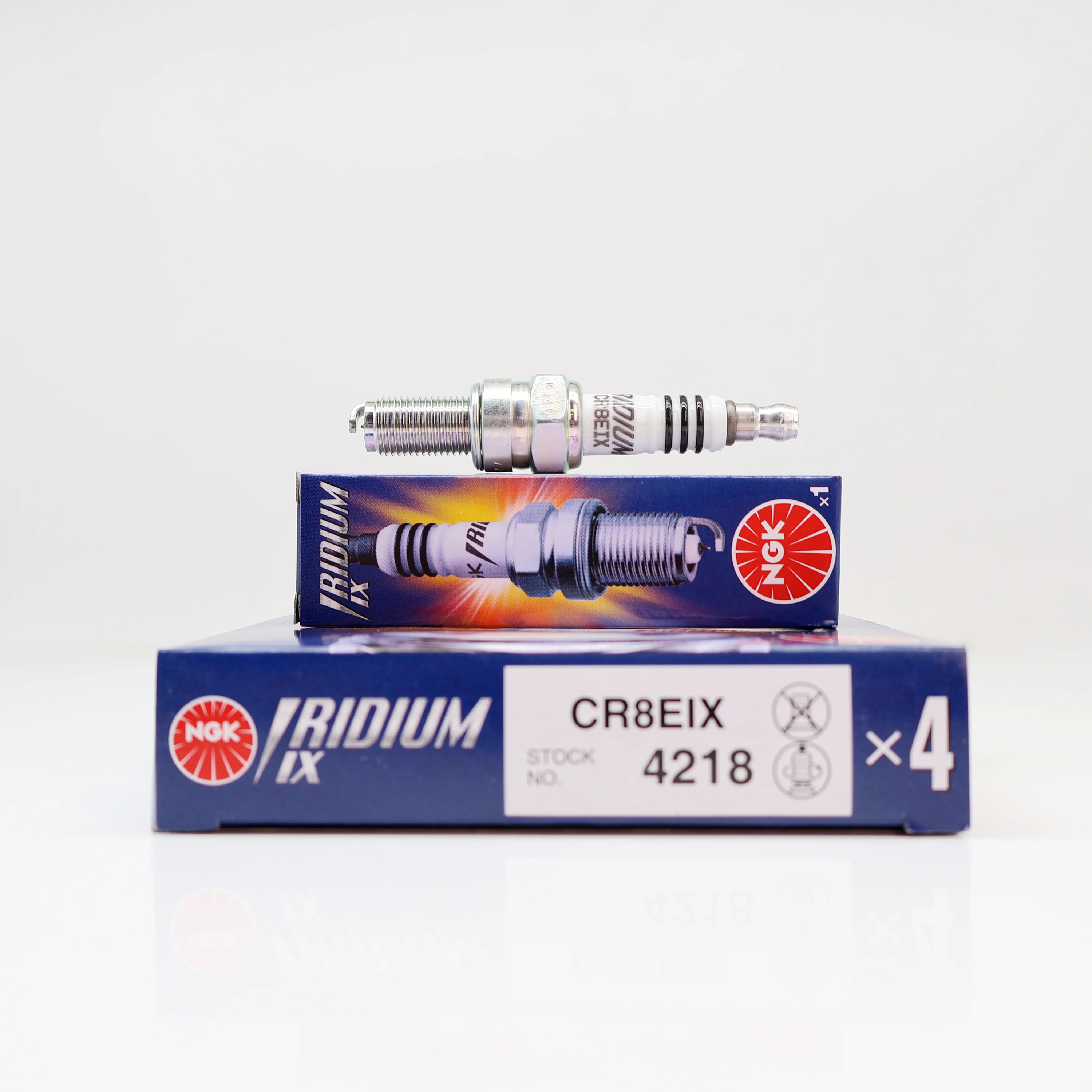 NGK Iridium Spark Plug CR8EIX 4218 Original Genuine Product for Arctic Can-Am CFMOTO Kawasaki Suzuki Yamaha OEM:9079320122