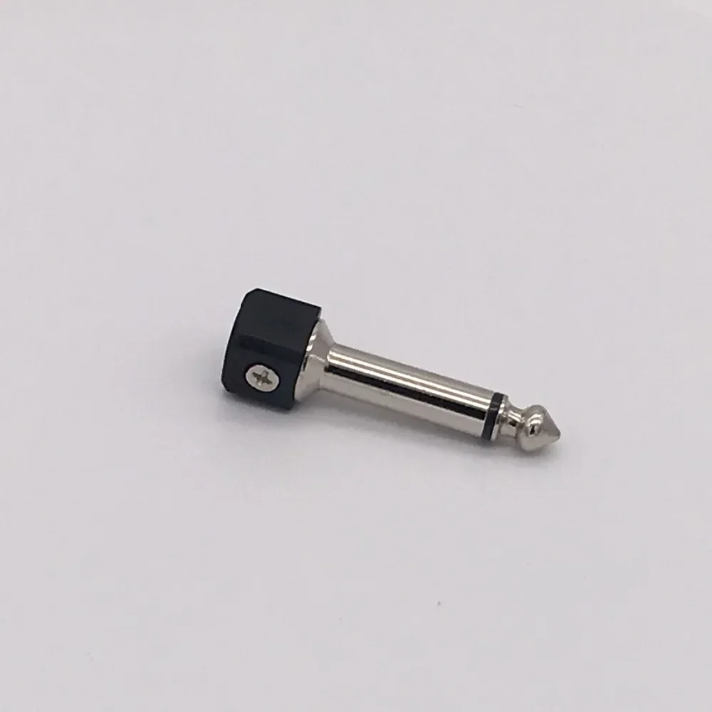Pro-C Solderless 6.35mm Connector Plug 6.35mm Audio Adapter Mono Electric Guitar Plug Nickel Plated