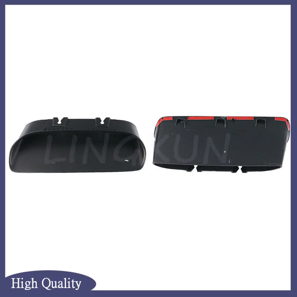 1 Pair Redeye Hood Bezels Left & Right Side Black 68378081AB 68378080AB For Dodge Challenger 2019-2020