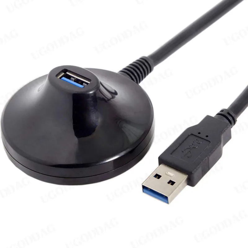 USB 3.0 Type-A Male to Female Extension Dock Station Docking Cable Adapter 2.6ft for Phone Laptop 80cm