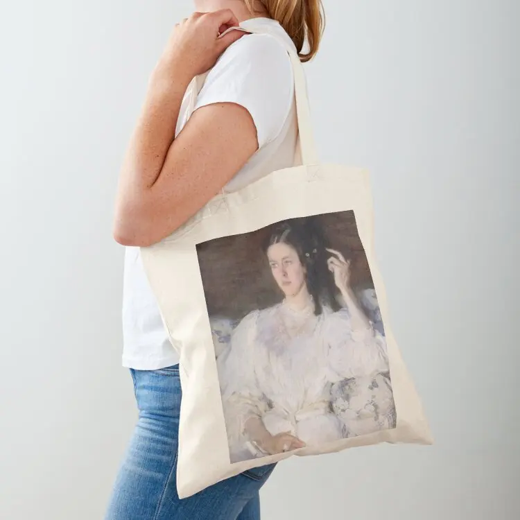 

Сумка-шоппер Cecilia Beaux — Сита и Сарита, 1921 год, многоразовая, большая, женская, холщовая, на плечо