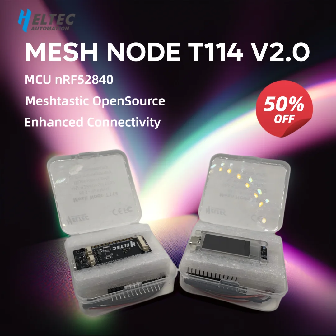 

Heltec LoRa Mesh Node T114 V2 Meshtastic Tracker Nordic nRF52840 SX1262 863-928M GPS LoRaWAN Arduino Devboard Low Power BLE WiFi