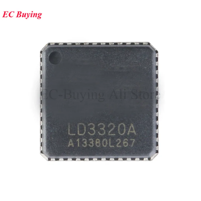 LD3320 Speech Recognition Module Nonspecific Human Speech, Voice Control Module Development Board LD3320A QFN-48 Chip