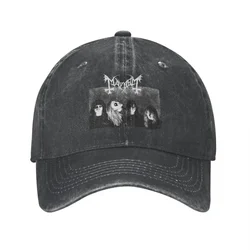 Mayhem Heavy Metal Baseball Cap Vintage Distressed Cotton Death Rock Sun Cap Unisex Outdoor Running Golf Hats Cap