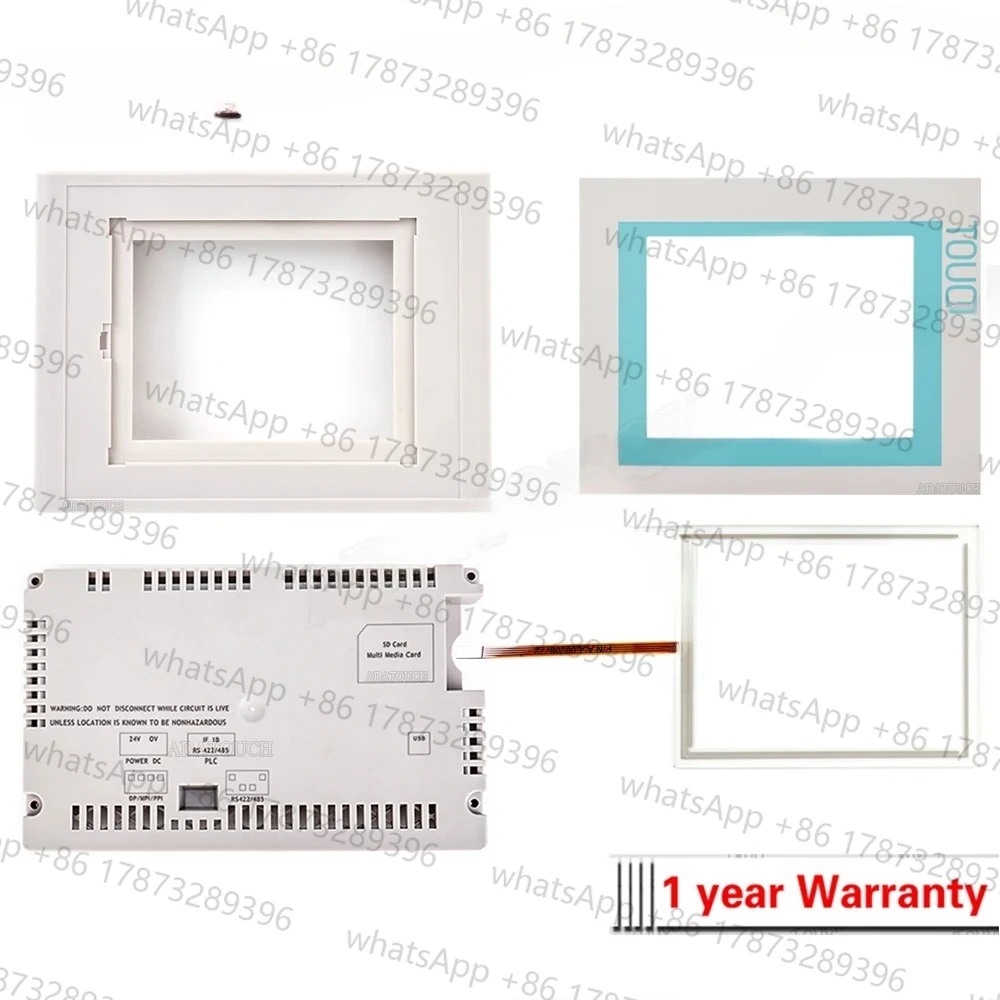 

Plastic Front and Back Cover Case Housing Shell for 6AG1 642-0BA01-4AX0 6AG1642-0BA01-4AX0 TP177B + Touch Panel + Front Overlay