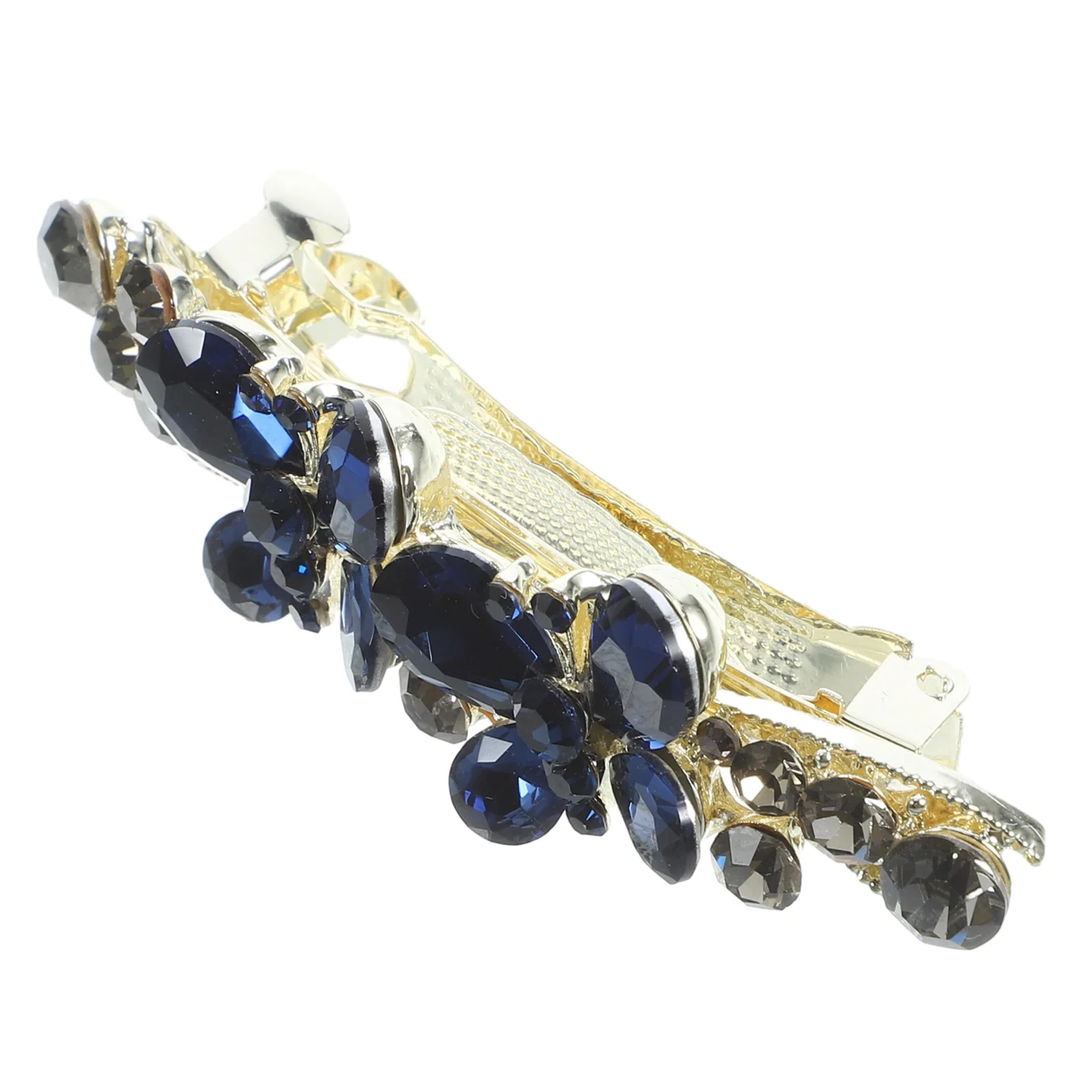 

Sparkling Rhinestones Barrette Elegant Spring Clip Glitter Women'S Stylish Bling Hair Clips Thick Hair Decorative Accessories
