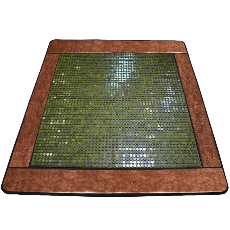 

Flat sticky jade mattress hot compress heating