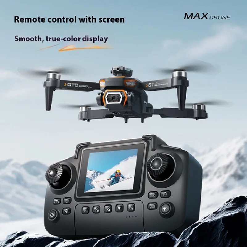 

GT5 Remote Control Drone Aerial Photography Dual Lens Brushless Motor Obstacle Avoidance Hover Aircraft RC Quadcopter Toy