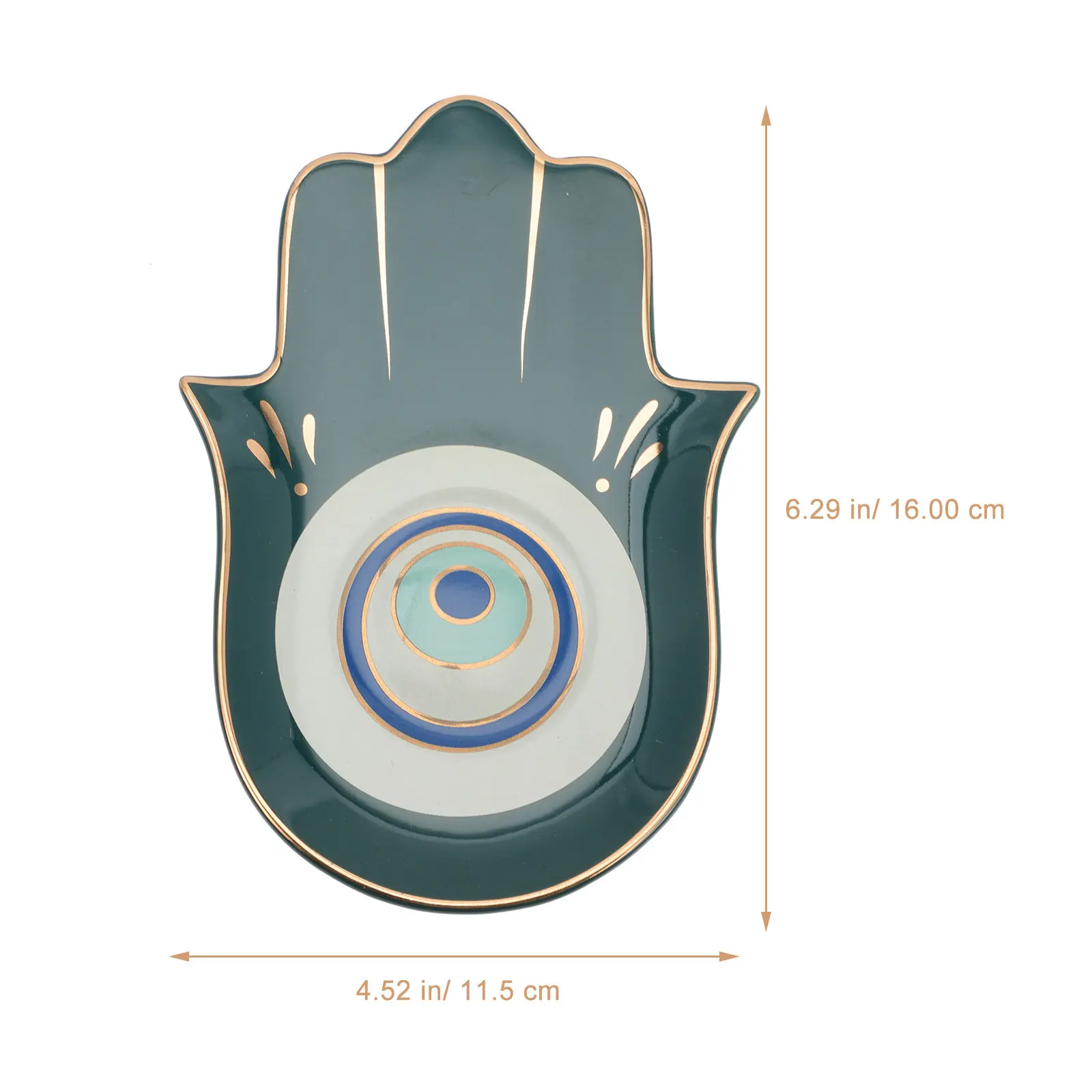Buddha Jewelry Storage Tray Premium Ceramic Display Plate for Jewelry Organization Gift for Women Birthday Mother's
