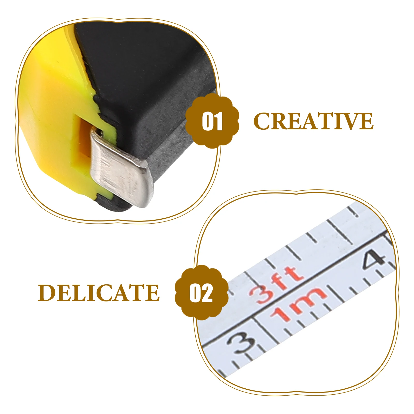 

12pcs Steel Tape Measure Small Retractable Pocket Keychain Metric Mini Measuring Tool ABS Steel Compact Bright Color