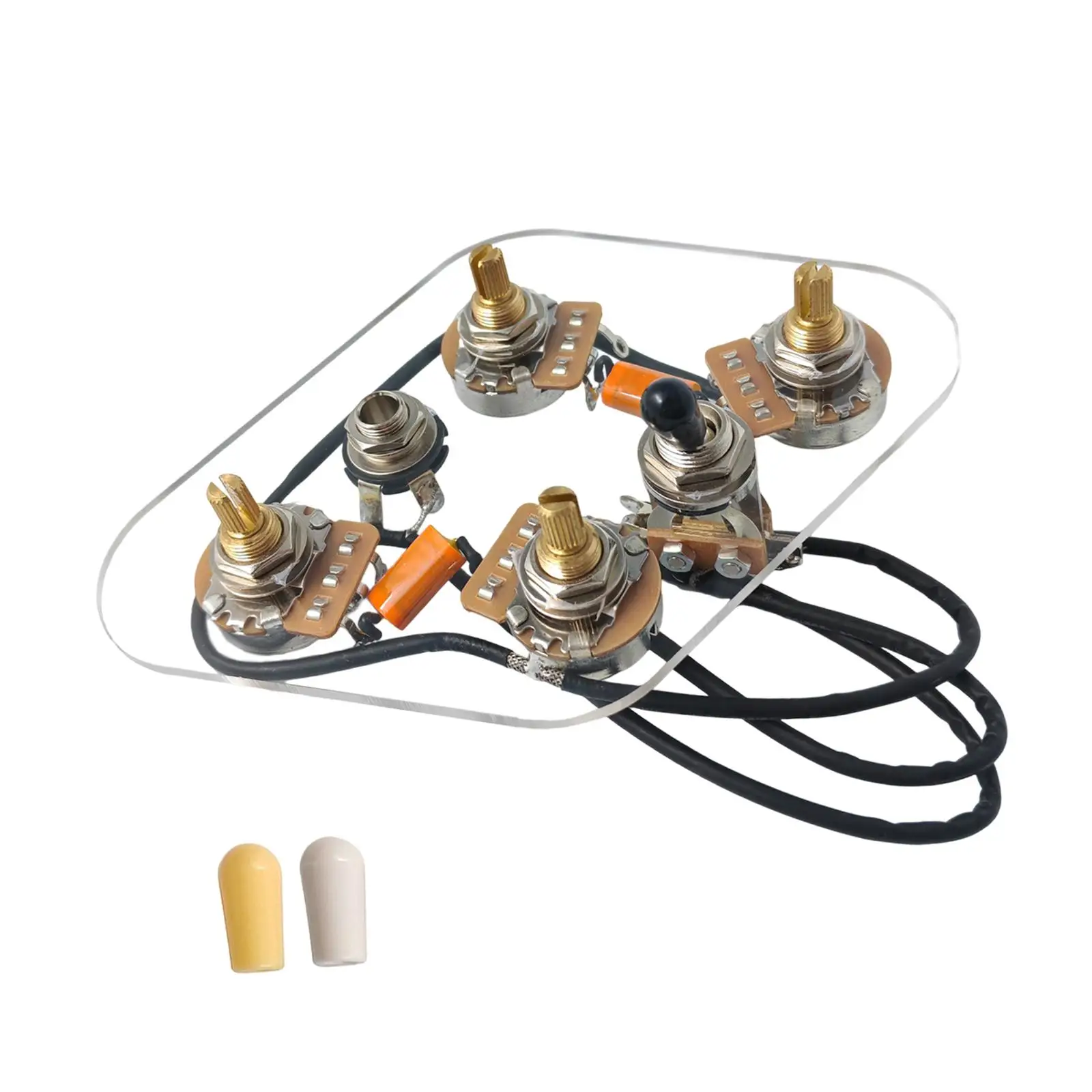 Prewired Wiring Harness Kit for Electric Guitar Guitar Accessories 3 Way Switch Relacements