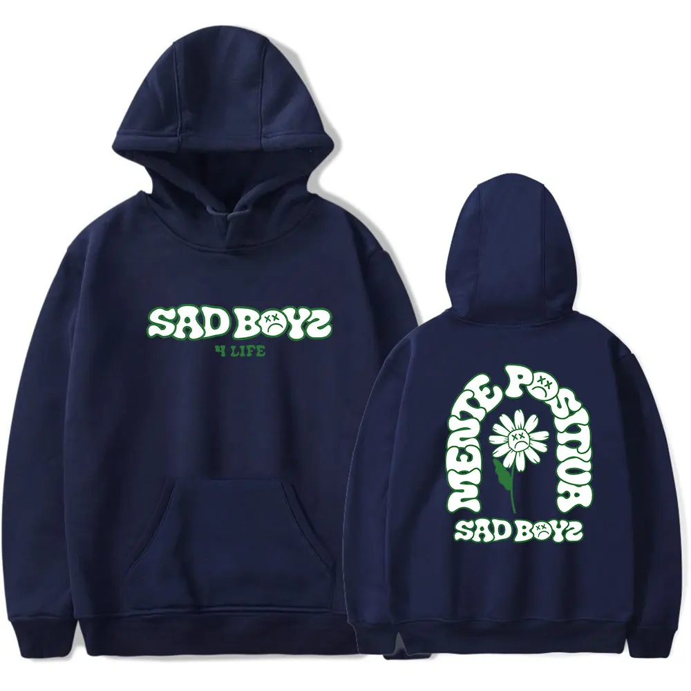 New Printed Junior H Merch $AD Boyz Flower Vintage 90s Hoodie SweatshirtsMen Women Streetwear Harajuku Hip Hop Casual Hooded