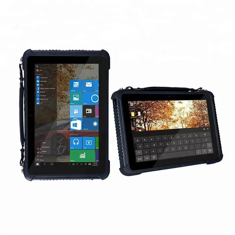 Win10 OS 3g 4g Lte  Rugged Android Tablet Pc With Biometric Fingerprint Nfc Reader