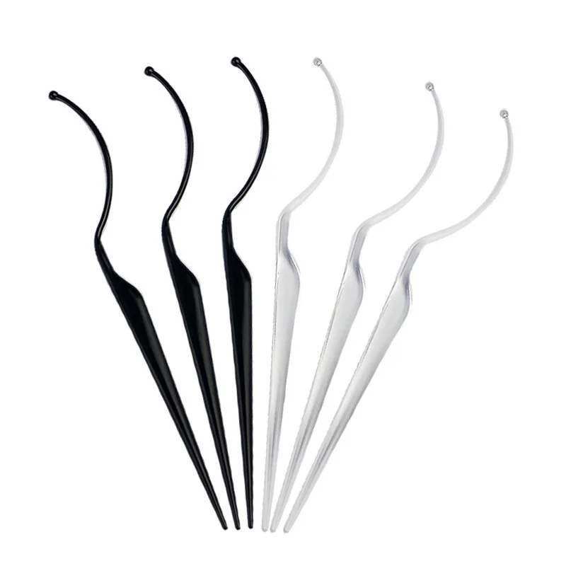 1/3/5pcs Fake Eyelash Display Stick Eyelash Extension Supplies Lashes Accessories White Black Eyelash Try-on Display Stick