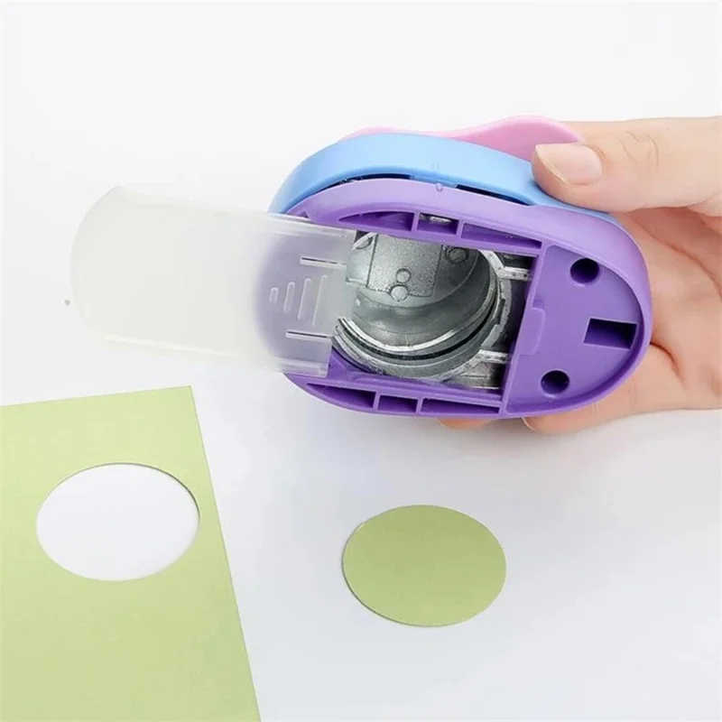 8/16/25mm Random Color Circle Punch DIY Embossing Punches Scrapbooking Machine Paper Cutting Hole Punch Rounder Cutter