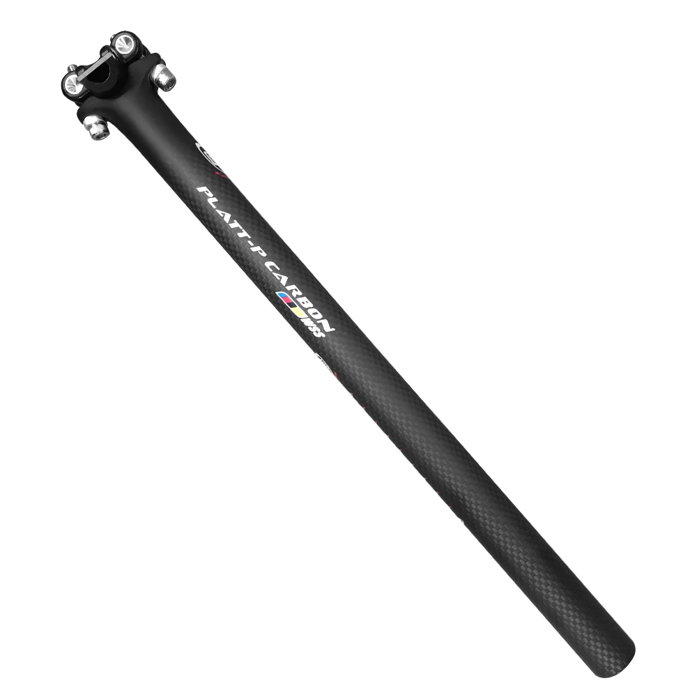 Sztyca rowerowa z włókna węglowego 27,2/30,8/31,6 mm Matowa czerń MTB/Rower szosowy Długość sztycy 280 mm Rura podsiodłowa Części rowerowe — zdjęcie 7