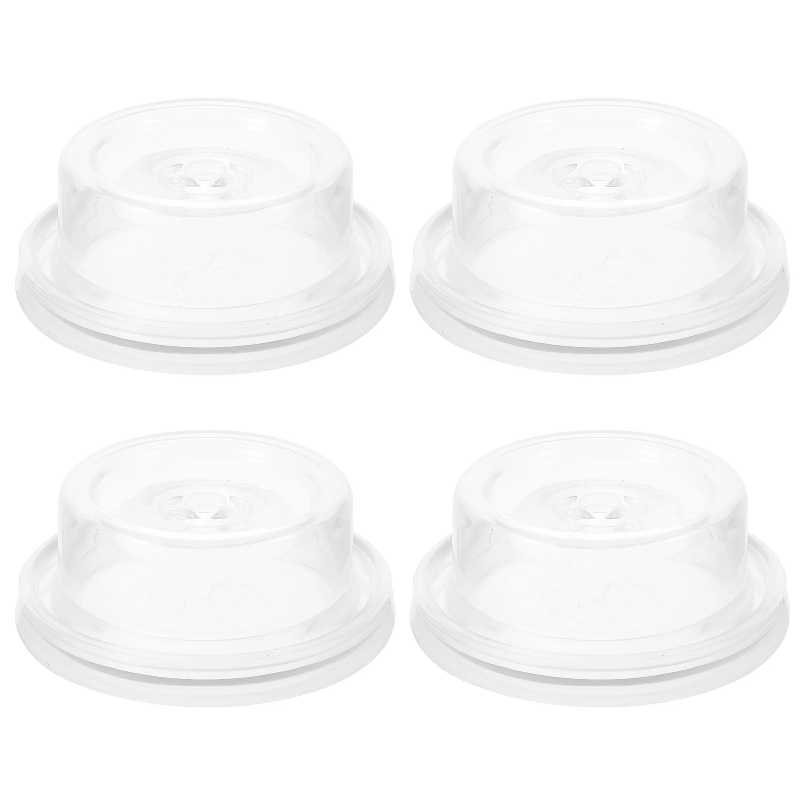 

4Pcs Silicone Breast Pump Accessories Clear Vacuum Design Manual Pump Parts Baby Breastfeeding Supplies for New Mothers