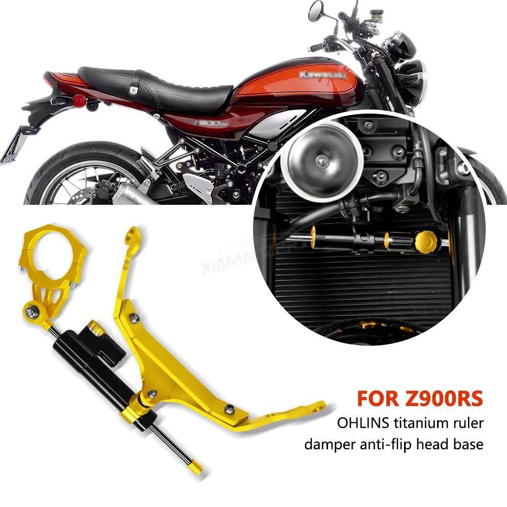 

ДЛЯ z900 rs Z900RS 2018-2022 демпфер противоскользящая головка, стабилизатор рулевого управления, демпфер, аксессуары для мотоциклов