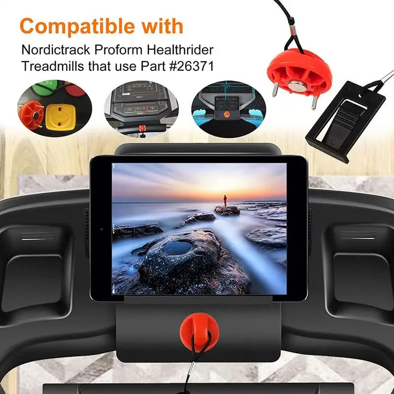 استبدال مفتاح جهاز المشي العالمي، مفتاح أمان جهاز المشي، مقبس دائري، مفتاح أمان مغناطيسي، مفتاح أمان مغناطيسي #5