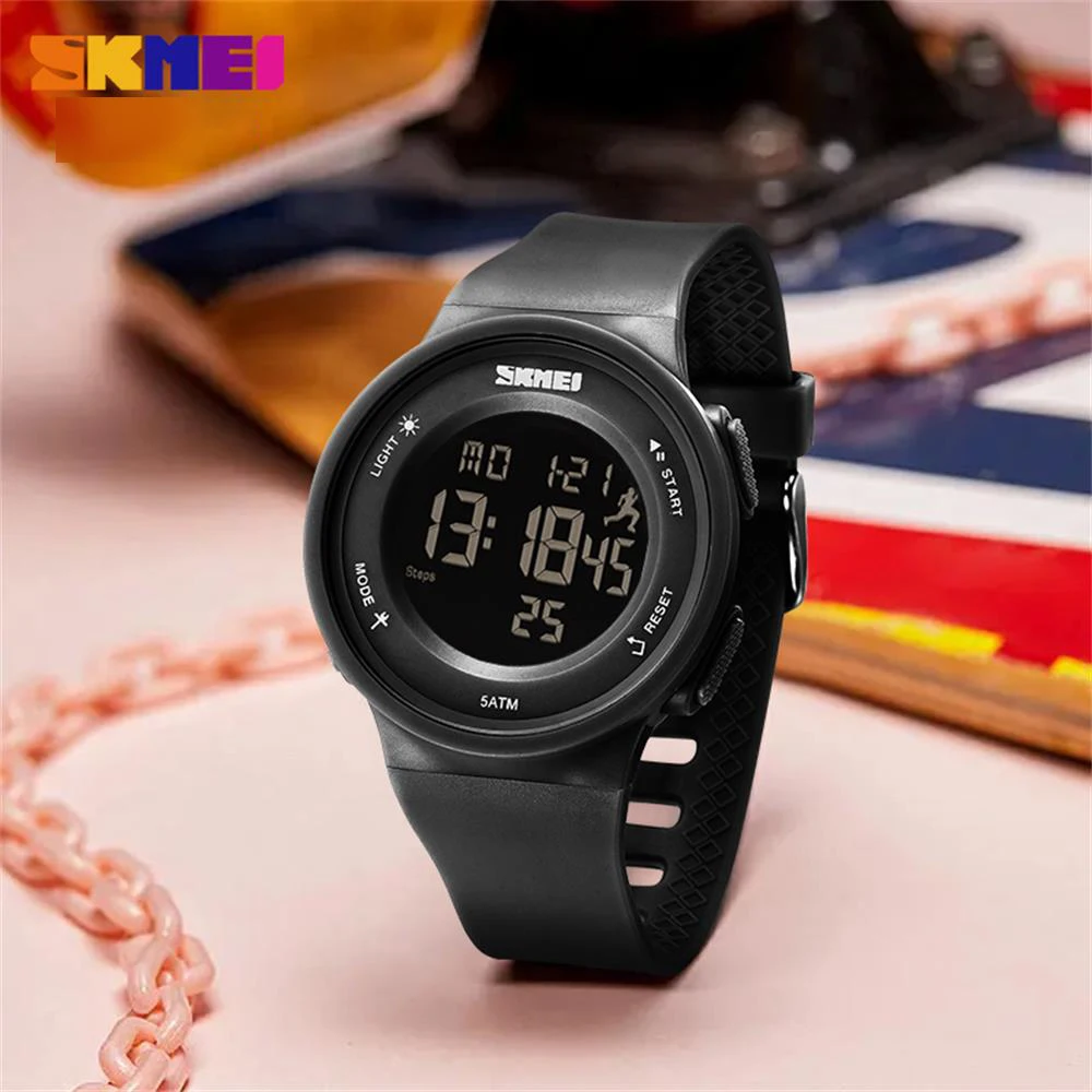 

SKMEI Youth Cool Alarm Clock Digital Sport Watches For Men Women Student 5Bar Waterproof Countdown Wristwatch Watch Reloj Hombre