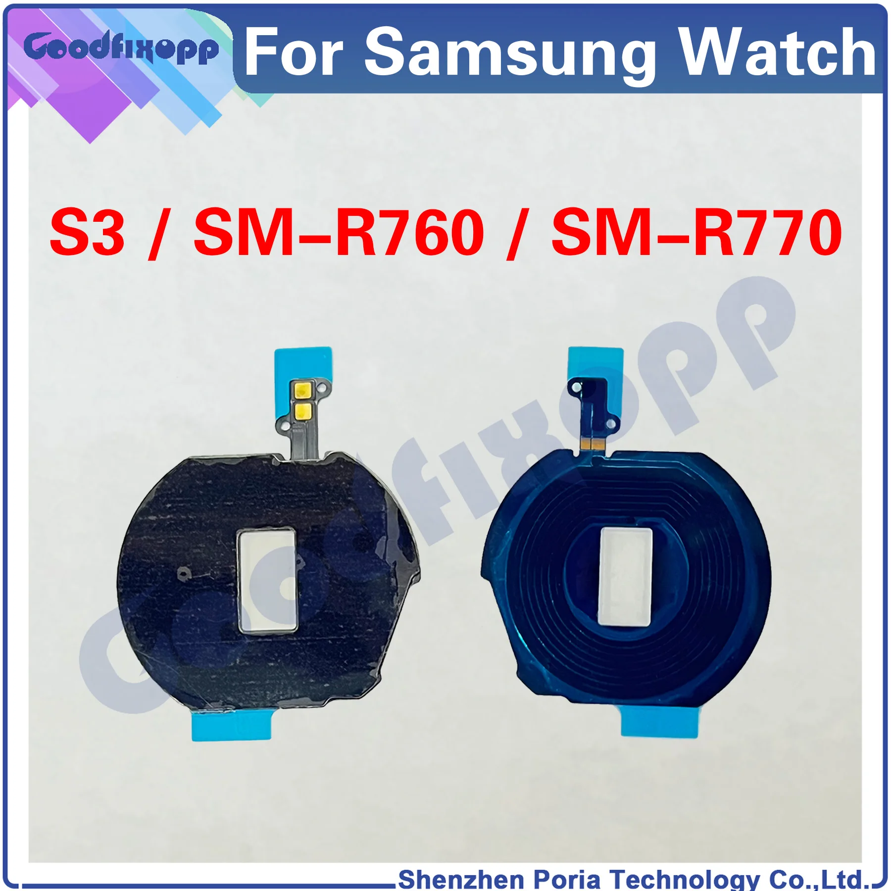 For Samsung Gear S3 Classic R770 R775 / Frontier R760 R765 NFC Charge Induction Fast Wireless Charging Patch Flex Cable Repair