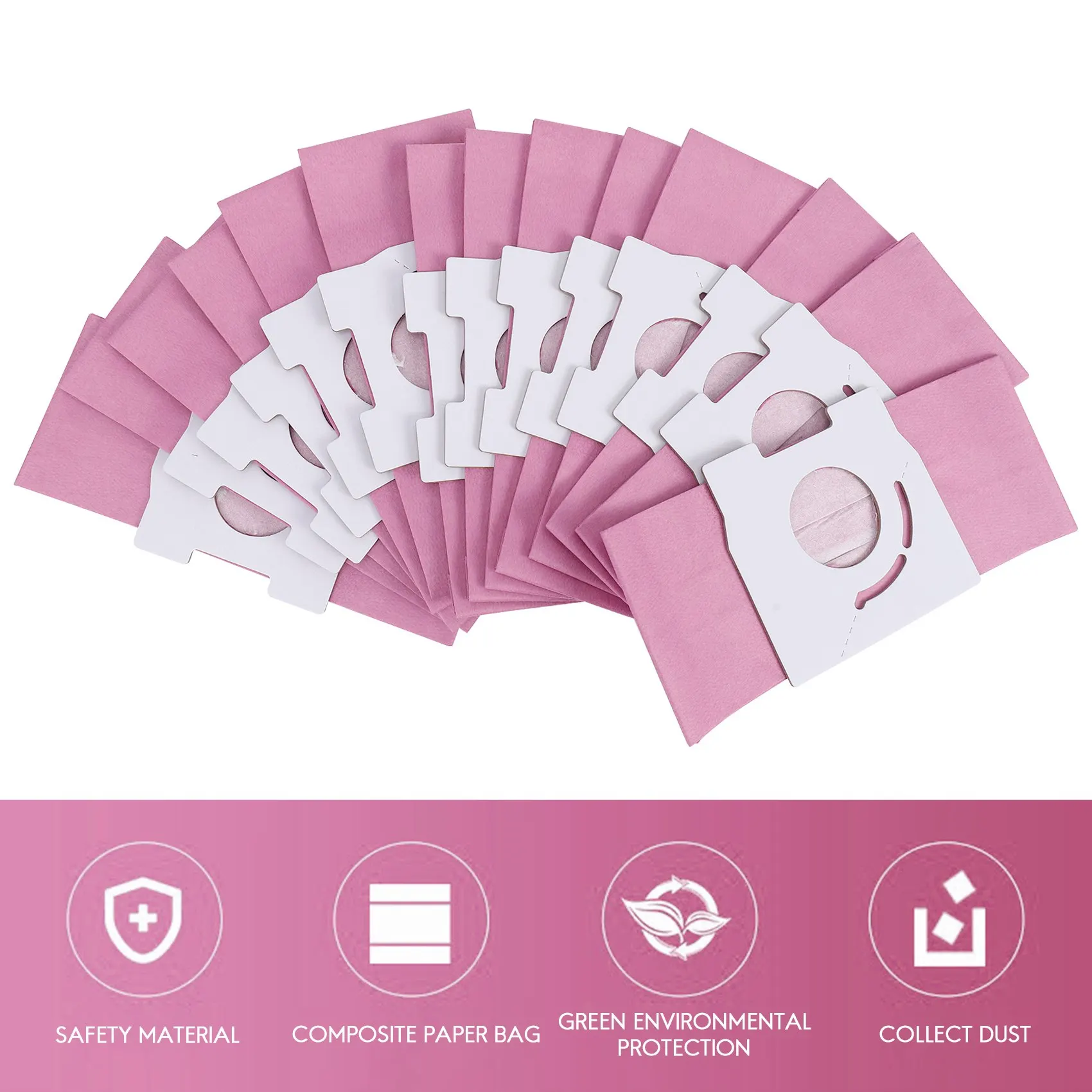 15Pcs Vacuum Cleaner Bag Dust Bag C-13 Replacement for Panasonic MC-CA291 MC-CA591 MC-3920 MC-3300 Vacuum Cleaner Parts