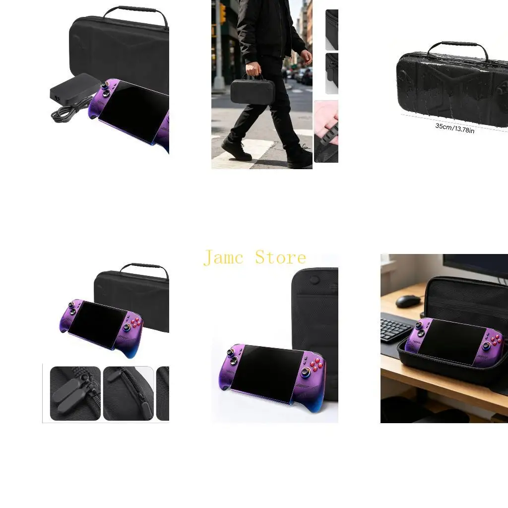 LX0B Daily Carry Case Handheld for 8 EX Ai+ Handheld Game Device & Small Add-On Use