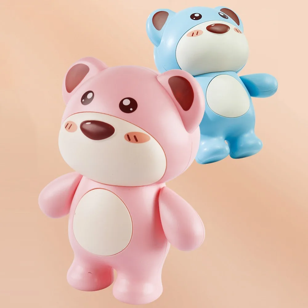 Réservoir d'épargne ours mignon tirelire bras mobile décoratif petites coffres d'argent grande capacité modèle ours enfants boîte de rangement