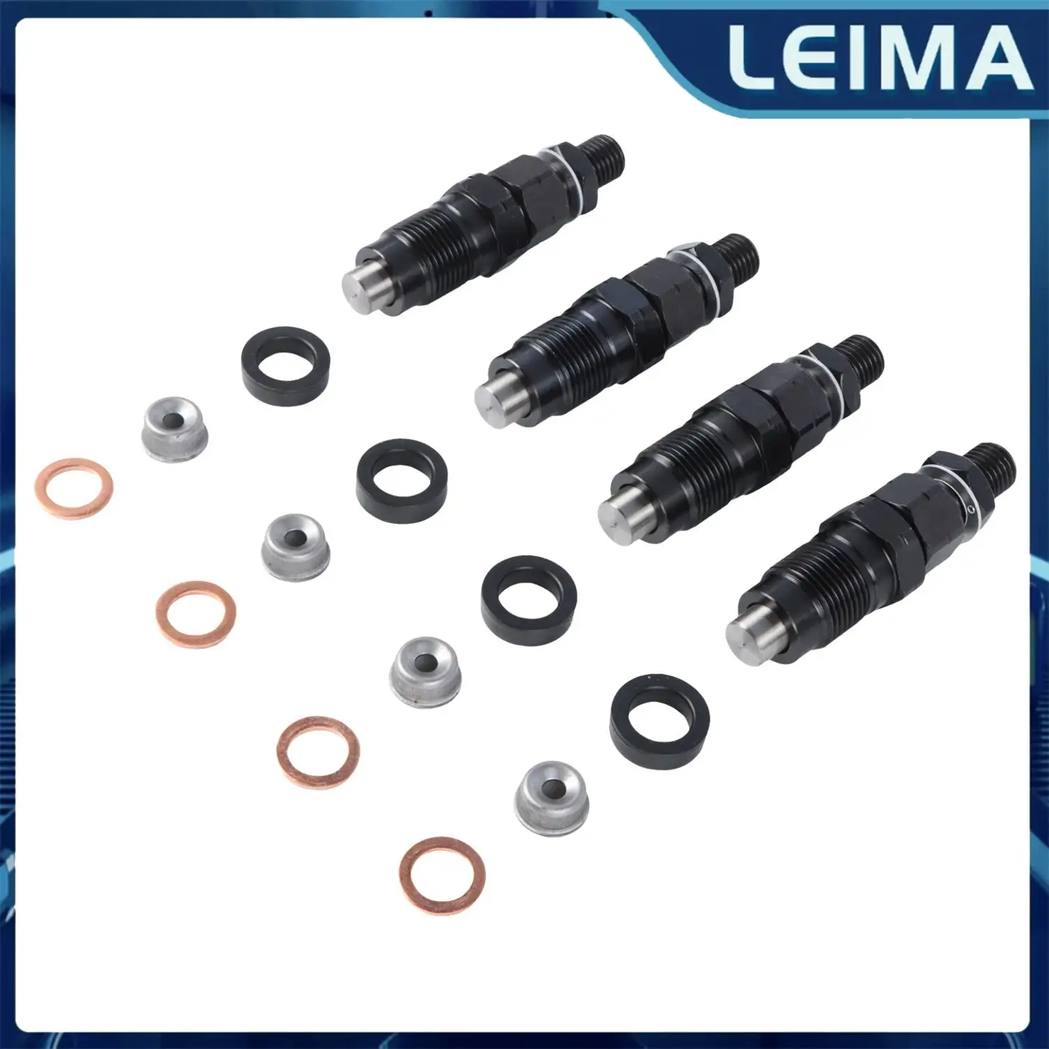 4pcs 093400-7040 Diesel Fuel Injectors Set Replalce for Toyota Hilux Surf Prado 1KZ-TE 3.0L Engine Injector Nozzle Accessories