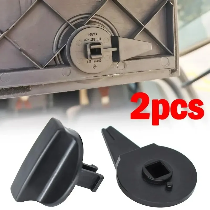 Car Tailgate Clips Bracket Turn Knob Lock Warning Triangle Cover Mount for VW Tiguan 5N MK1 Touran 2003-2015 Waterproof Durable