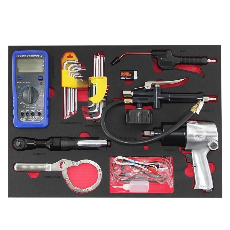 New energy 188 pieces hybrid power tool set combination VDE insulation tool set new energy electric steam