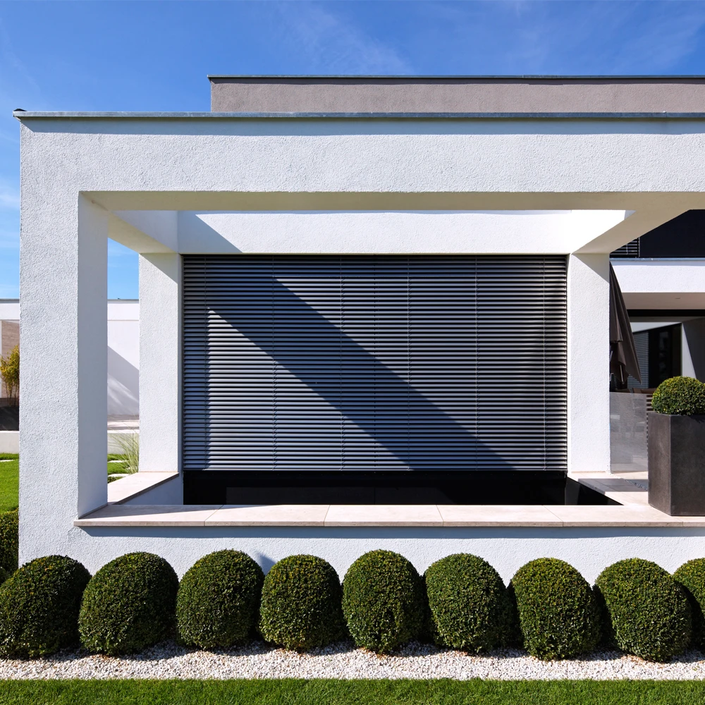 Shades 2022 Outdoor Venetian Blinds Persiana to Blackout and Adjust the Light Window Blinds Motorized Vertical Pattern Metal