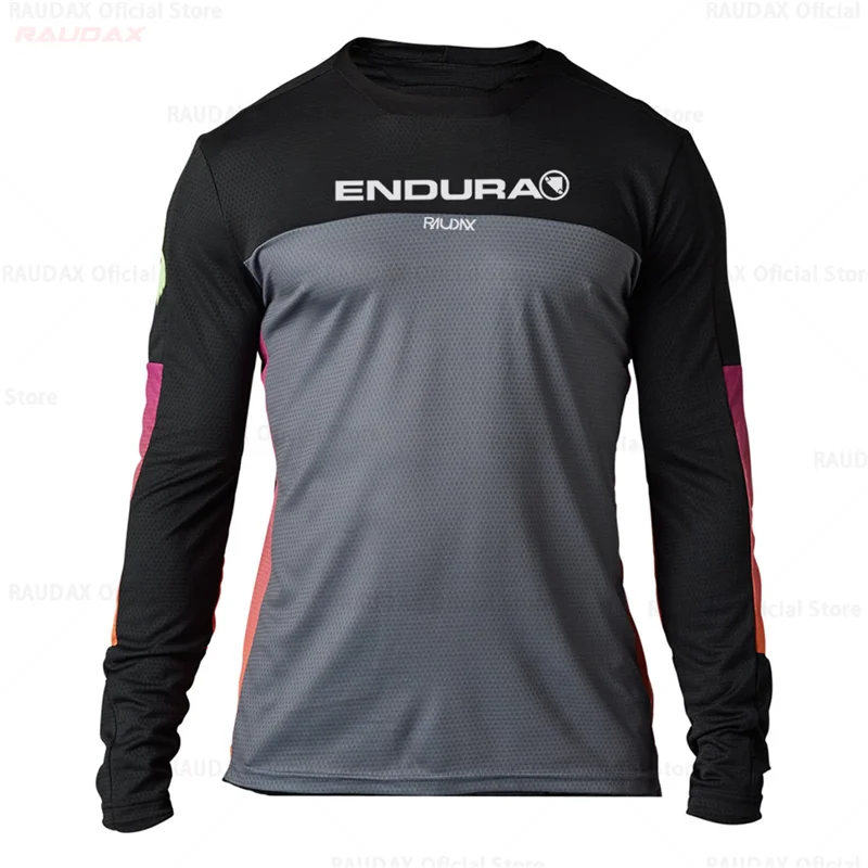 Long Sleeved Motocross Jersey 2023 Mens MTB Enduro Shirt Summer Short Sleeves Motorcycle Cycling Jerseys Quick Drying MTB Jersey