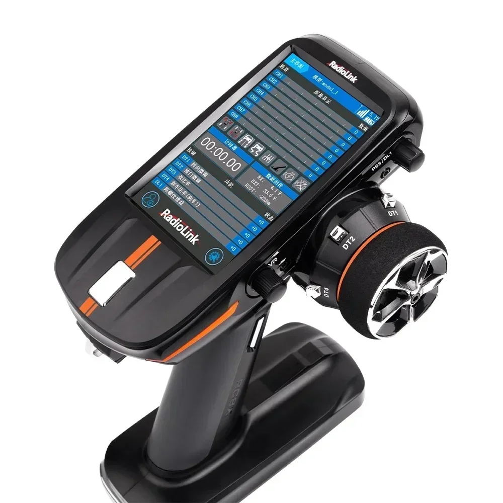 Radiolink RC8X 2.4G 8CH 4.3inch LCD Touch Screen Transmitter Compatible with TBS CRSF R8FG R4FGM Receiver for RC Car Boat Robot