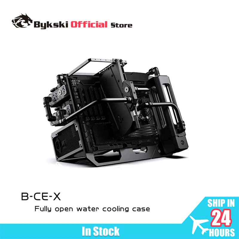 Granzon Open Frame Chassis Distro Plate Water Cooling Computer Case Vertical Horizontal, DIY Display /B-CE-X