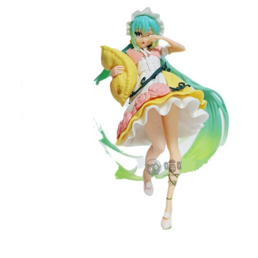 

Cartoon Character Hatsune Miku Handmade, Pillow Hatsune, Sleeping Beauty Handmade Car Desktop Decoration Gifts
