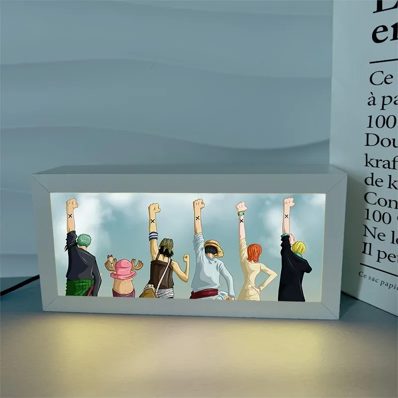 ワンピースルフィコスプレ 16 色ナイトライト絵画フィギュアモデル子供の寝室の装飾おもちゃギフト