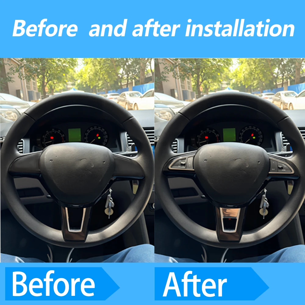 Steering Wheel Remote Wireless Control Button Volume Audio Control Switches for Skoda Octavia Superb Yeti Rapid Car Accessories