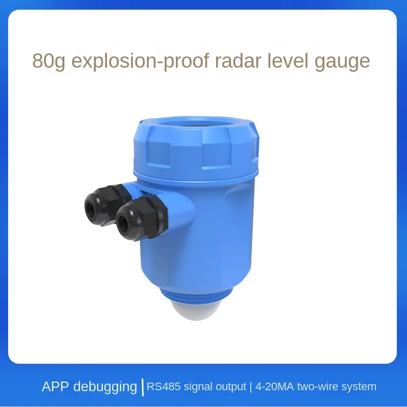 

80G radar level gauge anticorrosion explosion-proof 4-20mA hart protocol level sensor water level gauge