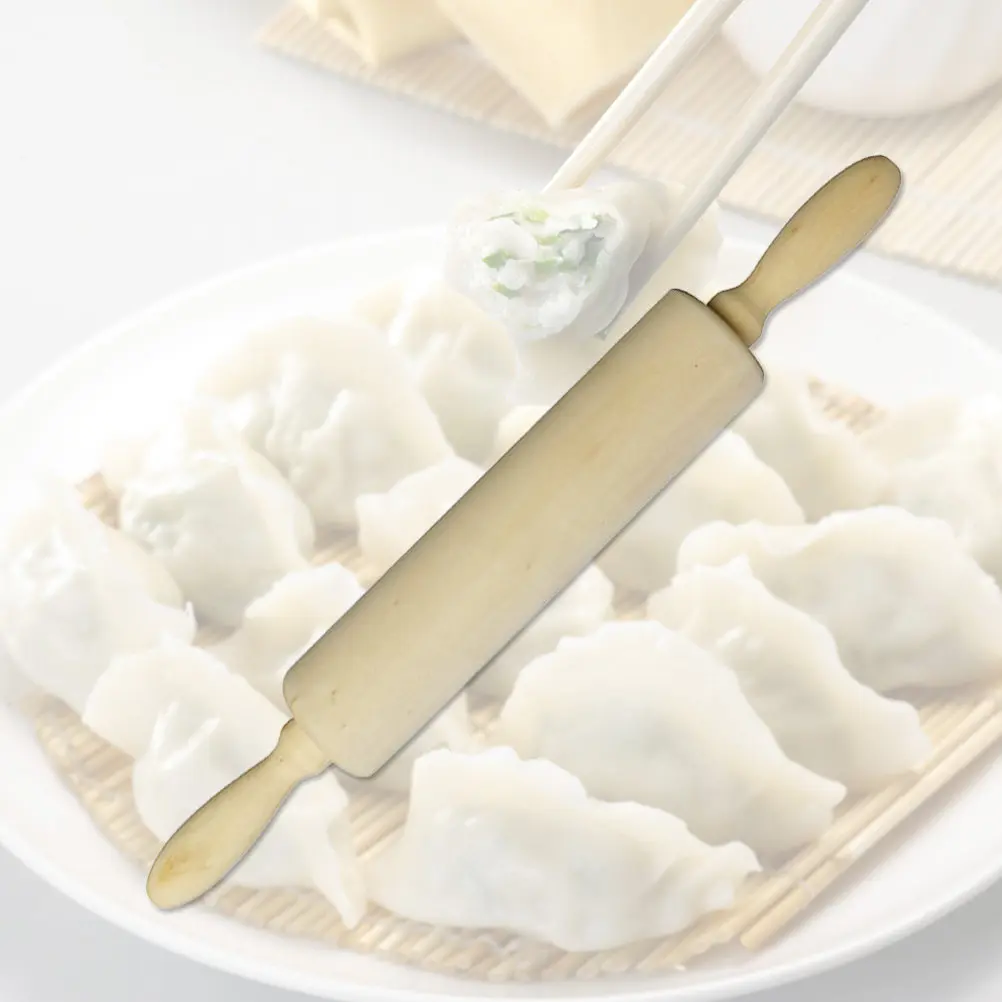 Wood Rolling Pin Simple Sturdy Baking Tool for Home Bakery Cake Shop Cookie Dough Pasta Pastry Pizza Fondant Chapati