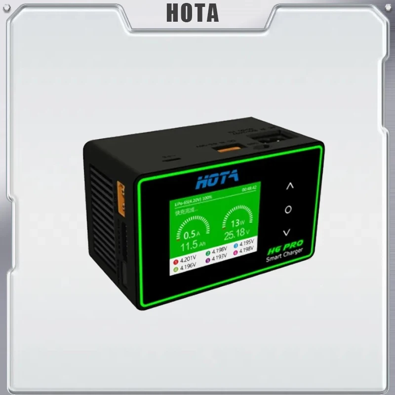 

HOTA H6 Pro (EU Plug) AC/DC 200W AC/700W DC 1.6S Smart Charger Discharger for FPV Racing Drone RC Quadcopter Model Toy